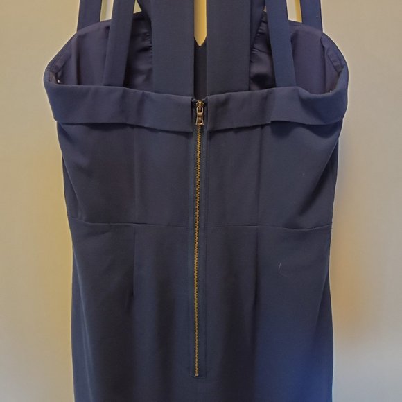 BCBGMaxAzria Cut out Blue Dress - Size 2 - Picture 5 of 8